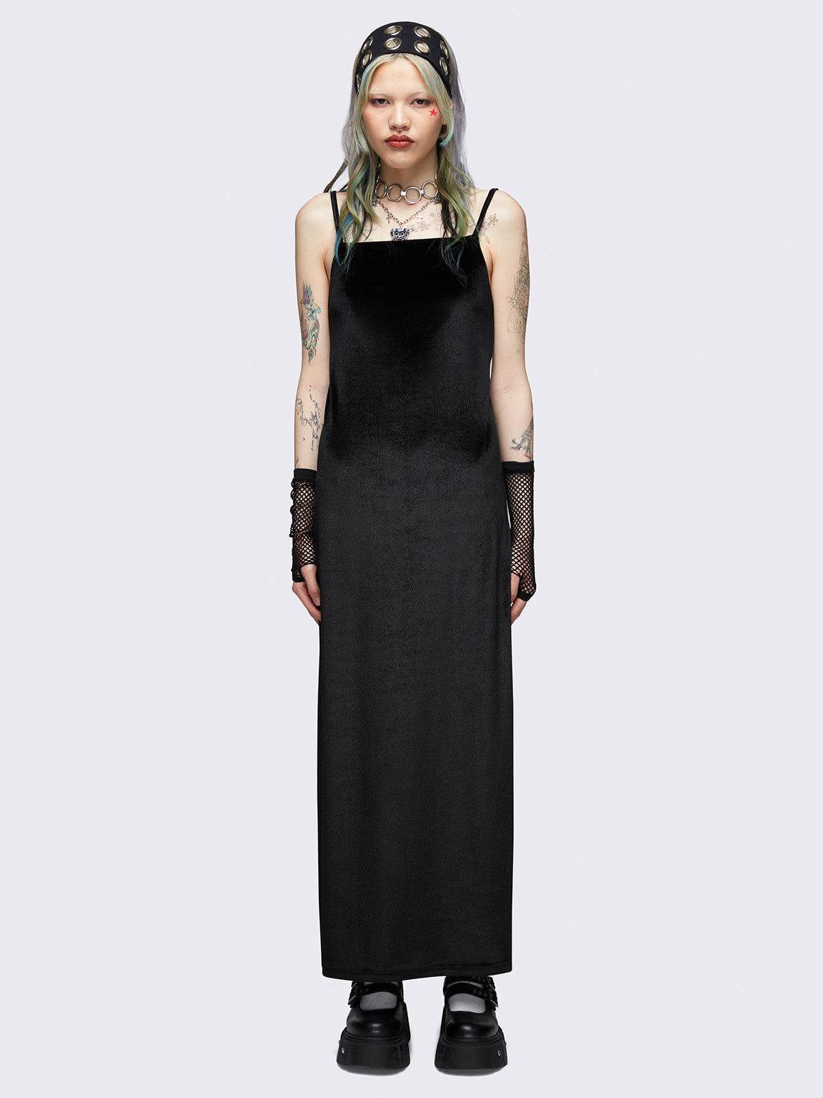 Elenora Velvet Maxi Dress