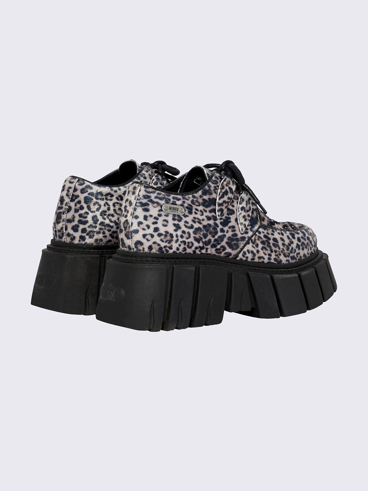 Black and white leopard shoes best sale