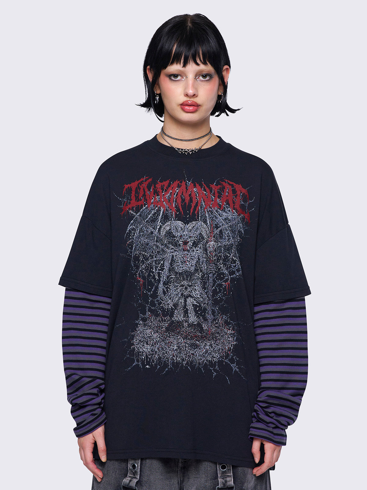 Insomniac Layered T-shirt