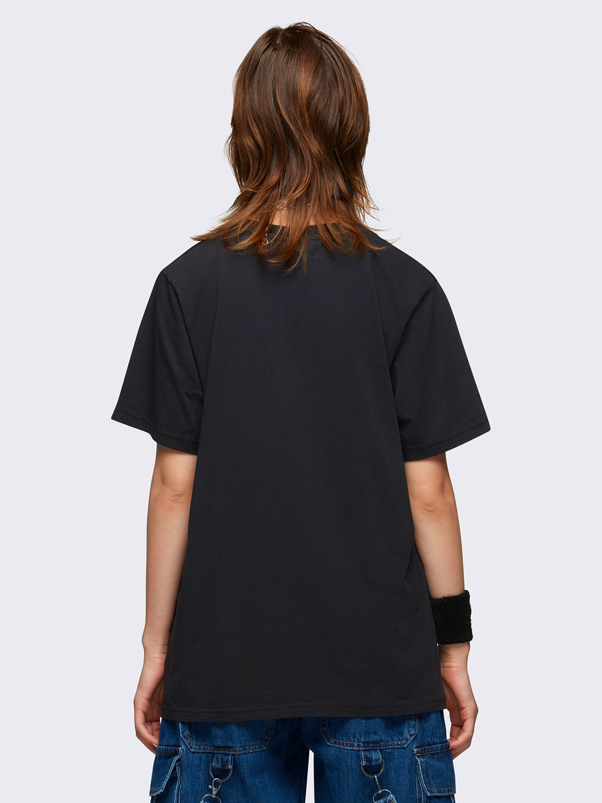 Shadowed Bones Black Graphic T-shirt