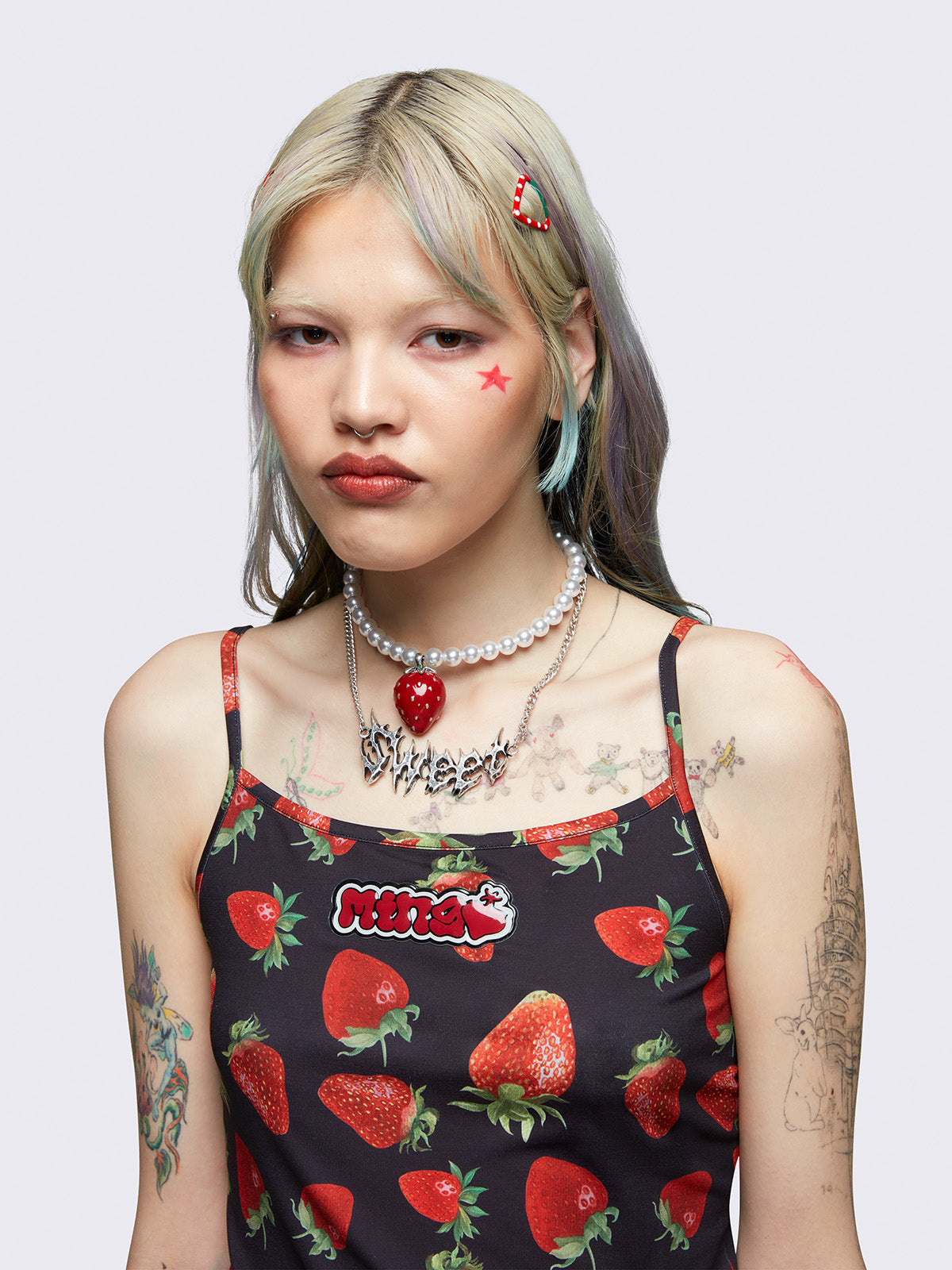 Strawberry Bomb Maxi Dress