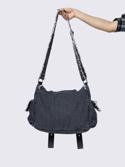 Downtown Denim Messenger Bag