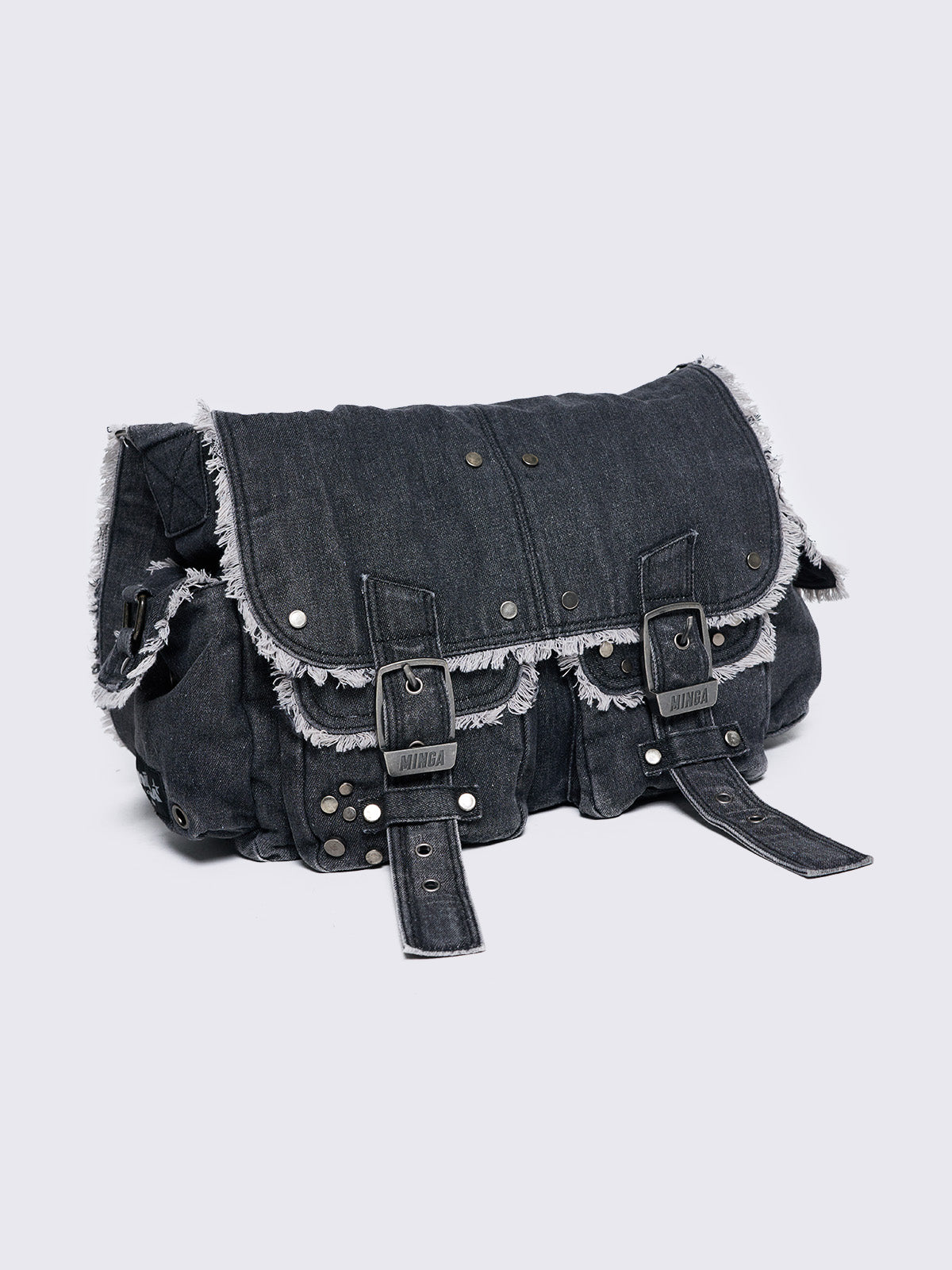 Downtown Denim Messenger Bag