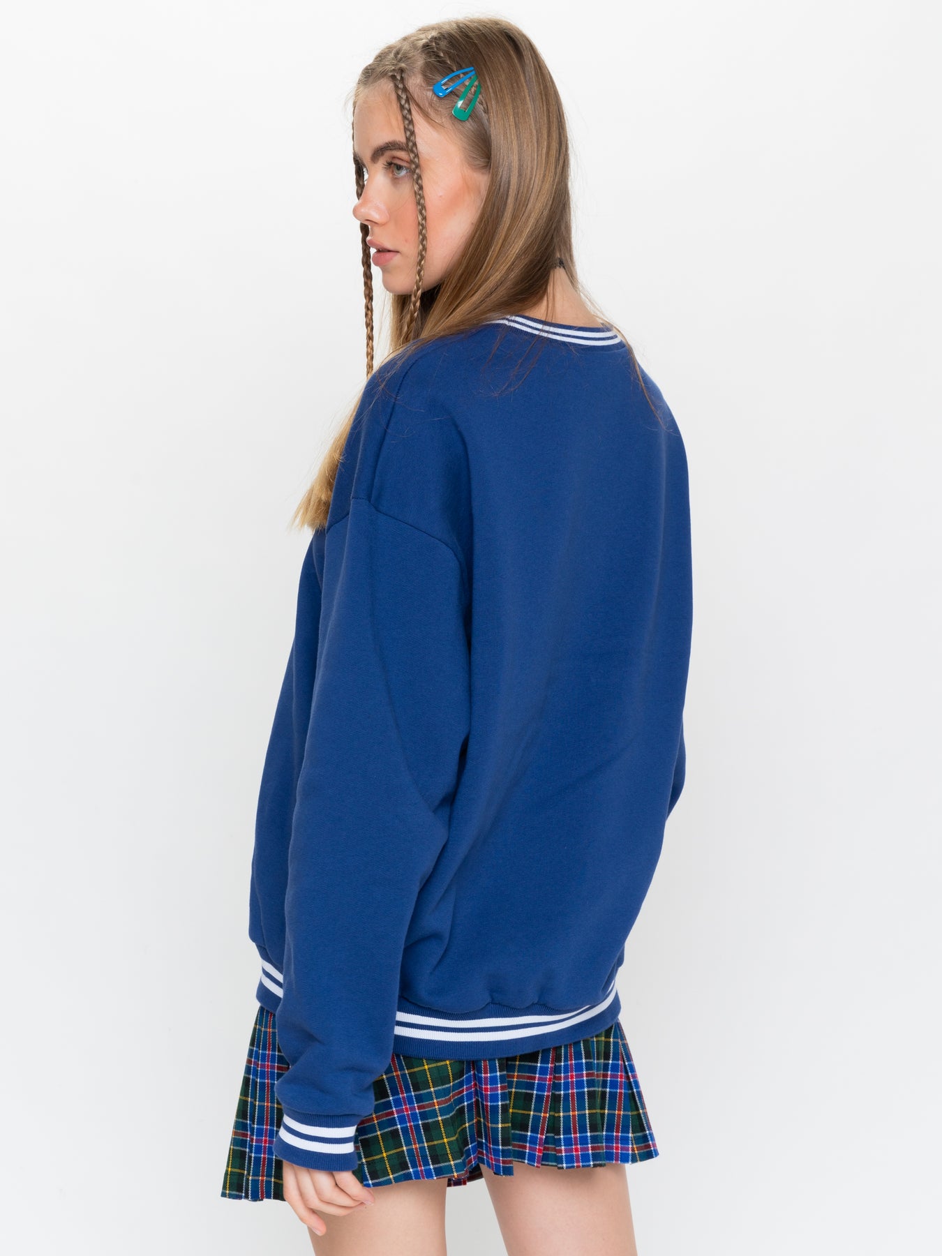 Minga Sporty Sweater in Blue | Minga London